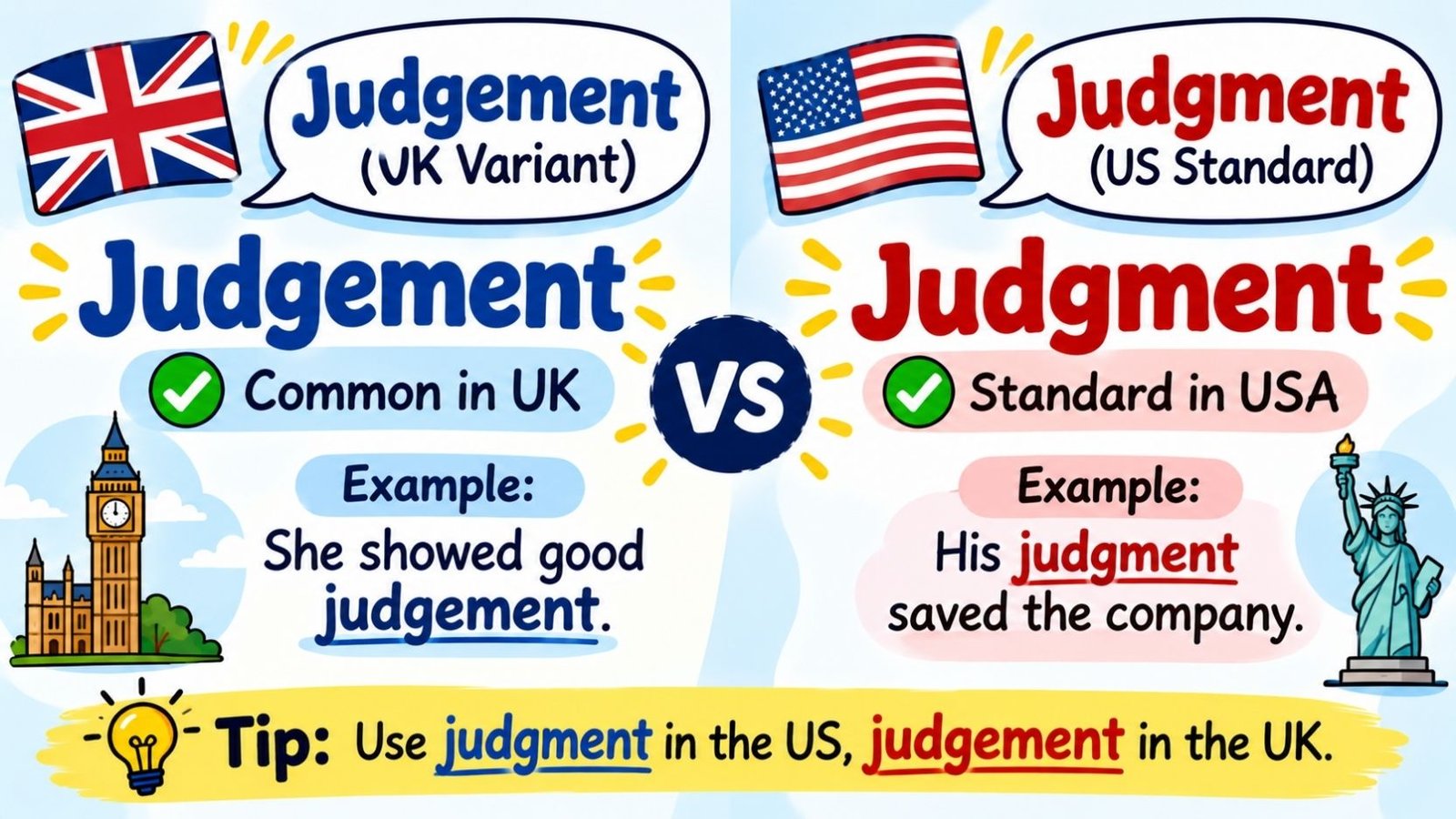 Judgement Or Judgment: Which Spelling Is Correct?